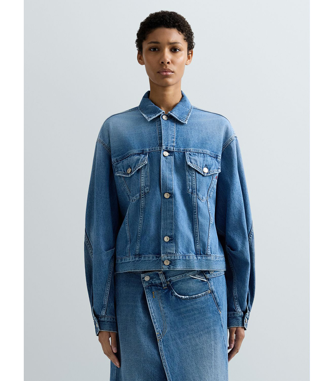 リラックスフィットデニムジャケット